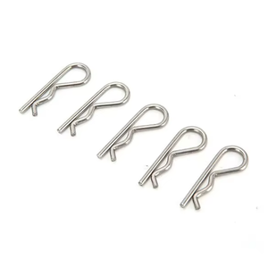 Pinza tipo R personalizada de acero inoxidable, horquilla de resorte para el pelo, pinza de enganche - Product Image 4