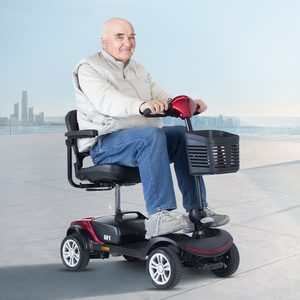 Scooter de mobilité électrique à 4 roues, pour personnes âgées, scooter de mobilité électrique pliable motorisé pour personnes âgées et handicapées - Product Image 5