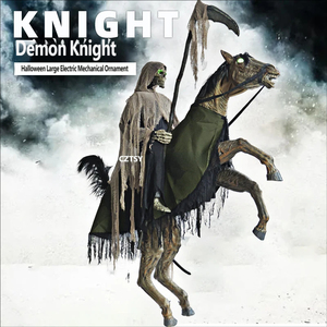 Decoración de Halloween: Gran Caballero sin Cabeza Eléctrico con Inducción para Casa Embrujada y Parque de Atracciones - Product Image 2