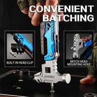 Marteau multifonction 18 en 1, mini-pince à main, outils multi-usages, marteau avec couteau pour la survie en plein air