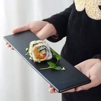 Vaisselle Rectangle Pierre Steak Sushi Plaque Assiettes Japonais Restaurant Sushi Plaques