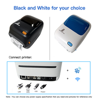 Mini Impresora Térmica Inalámbrica Portátil sin Tinta con WiFi para Impresión de Códigos de Barras y Recibos, Compatible con iPhone y Laptop