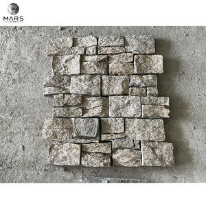 Carrelage d'extérieur et d'intérieur, foyer d'<span class=keywords><strong>angle</strong></span> en peau de tigre, <span class=keywords><strong>pierre</strong></span> de Culture jaune - Product Image 2