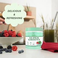 Poudre de superaliments verts en marque blanche ODM/OEM, mélange de jus de légumes, supplément de superaliments végétaux, boisson verte