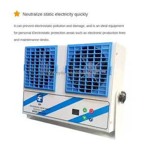New type ion air machine anti-static industrial static eliminator with digital display automatic cleaner Function