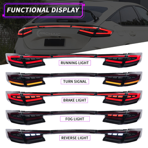 ชุดไฟท้าย LED รุ่นโบราณ แบบใส ใหม่ สำหรับรถยนต์ <span class=keywords><strong>Hatchback</strong></span> Type-R รุ่นที่ 11 ปี 2021+ กันน้ำระดับ IP67 พร้อมไฟเลี้ยวแบบ Sequential - Product Image 4