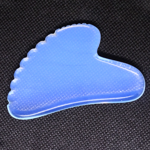 Ferramenta de Massagem Facial em Forma de Coração de Pedra Opala para Atacado, Anti-Envelhecimento, Placa de <span class=keywords><strong>Guasha</strong></span> Opalite com Dentes - Product Image 2