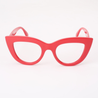 Lunettes de lecture œil-de-chat pour femmes avec monture PC et verres AC, charnière à ressort, légères, logo personnalisé, toutes couleurs Pantone, étui à lunettes inclus