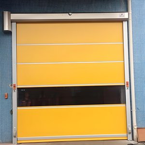 Puerta de alta velocidad rápida completamente clara certificada CE para plantas de procesamiento de alimentos y productos farmacéuticos - Product Image 2