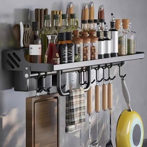 Portacoltelli da Parete in Acciaio, Unità di Stoccaggio per Posate, Organizzatore per <span class=keywords><strong>Spezie</strong></span>, Scaffale per <span class=keywords><strong>Cucina</strong></span> - Product Image 6