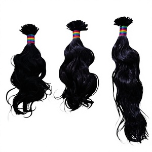Extensiones de Cabello Natural Virgen Remy, Lisas y Onduladas, de Punta Plana, 100 g - Product Image 1