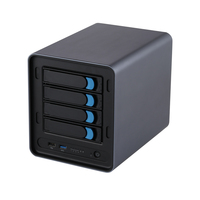 Qotom Server NAS Q31051DS 4* I225-V B3 2.5G Lan Generasi ke-10 Comet Lake i5 10210U NAS Mendukung 4 HDD dan 2 SSD