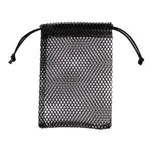इको पॉलिएस्टर साबुन पैकेजिंग नेट छोटा ड्रॉस्ट्रिंग नायलॉन जाल बैग