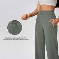 XW-D25048 Nouveauté Pantalon de jogging décontracté tendance ample Pantalon de jogging droit en modal pour femmes pour le sport et l'exercice