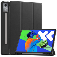 Sarung pelindung Tablet kulit PU lipat tiga, pelindung pintar cangkang keras untuk Lenovo Idea Tab Pro YOGA Xiaoxin Pad PLUS 12.7 2025