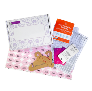 Boîte d'expédition cosmétique en carton ondulé avec logo personnalisé imprimé, doublure en éponge et pelliculage mat - Product Image 1