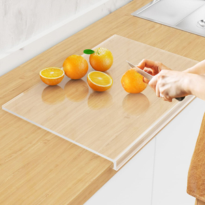 <span class=keywords><strong>Tabla</strong></span> <span class=keywords><strong>de</strong></span> <span class=keywords><strong>Cortar</strong></span> <span class=keywords><strong>de</strong></span> Cocina <span class=keywords><strong>de</strong></span> Acrílico <span class=keywords><strong>con</strong></span> <span class=keywords><strong>Borde</strong></span> Elevado, <span class=keywords><strong>Tabla</strong></span> <span class=keywords><strong>de</strong></span> Picar Gruesa y Transparente, Superficie <span class=keywords><strong>de</strong></span> Lucite Antideslizante <span class=keywords><strong>para</strong></span> Preparación <span class=keywords><strong>de</strong></span> Alimentos y <span class=keywords><strong>Encimera</strong></span> - Product Image 3