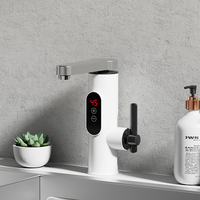 Haute qualité pas cher prix LED affichage numérique chauffe-eau électrique instantané robinet eau chaude et froide