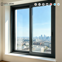 Ventana Abatible de PVC con Doble Acristalamiento, Diseño Europeo, Personalizable, Venta al Por Mayor de Fábrica, Diseño Gráfico