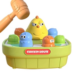 Animaux de compagnie mignons transfrontaliers Whack-a-mole Grenouille Lapin Machine de jeu éducatif pour enfants Tapping Jouets anti-stress - Product Image 1