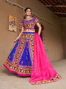 Nouvelle Collection Pur Coton Navratri Spécial Traditionnel Lehenga Choli avec Dupata Disponible au Prix de Gros - Product Image 4