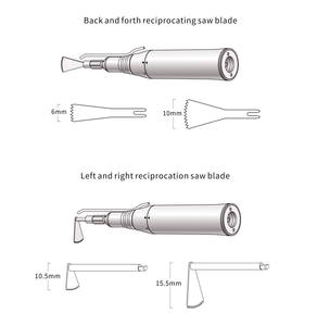 DGZ-O Craniomaxillofaciale Osteodiastase Tandheelkundig Handstuk Implantaat Reciprocating Chirurgische Zaag Handstuk - Product Image 5