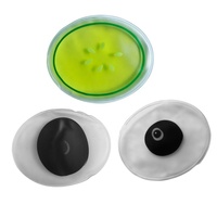 Patch de gel pour les yeux réutilisable thérapie de beauté par le froid chaud pack de glace concombre impression massage gel rafraîchissant coussinets pour les yeux