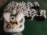 Costume de danse du lion du Nouvel An chinois Danse du lion folklorique chinoise
