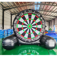 Carnival Sports Grand Panneau de Cible Gonflable en PVC Robuste Certifié CE pour Football et Soccer, pour Château Gonflable pour Enfants