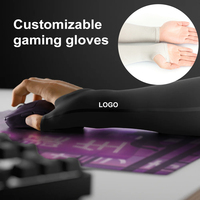 Tapis de souris personnalisé en verre AG, tapis de souris de jeu, revêtement en aluminosilicate AF de 2 mm, bord 2.5D, base en silicone antidérapante pour l'e-sport