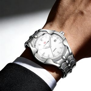 VA VA VOOM 2399 นาฬิกาข้อมือควอตซ์แท้ ดีไซน์หรูหรา ตัวเรือนสแตนเลสสตีล สไตล์ธุรกิจ หน้าปัดขนาดใหญ่ ดีไซน์สร้างสรรค์ แฟชั่นสำหรับผู้ชาย - Product Image 3