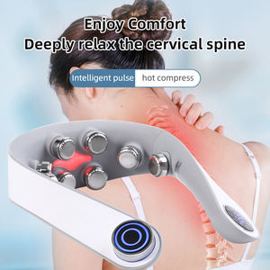 Masajeador de cuello eléctrico en forma de U al por mayor de fábrica para aliviar el dolor de tejido profundo con tecnología <span class=keywords><strong>Electro</strong></span>-Pulse - Product Image 4