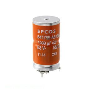 Condensateur B41789A8108Q001, Distributeur Autorisé, CAP ALUM 1000UF 63V SNAP TH Through Hole 1000 uF - Product Image 1