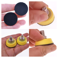 Plaque de support pneumatique de 1,2 pouce (30 mm) avec filetage M6 ou 5/16-24T pour ponceuse à air, pour outils abrasifs, polissage du métal et du bois