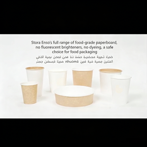 Cartón de Grado Alimenticio Enso Arctic Clam de 167-260 g/m² para Vasos Desechables para Bebidas Calientes/Frías, Tazones para Fideos y Envases de Comida Rápida - Product Image 2