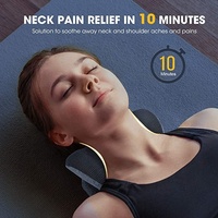 Oreiller de relaxation pour le cou et les épaules avec thérapie magnétique, dispositif de traction cervicale en PU, oreiller chiropratique