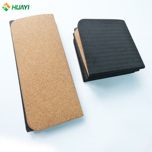 Huayi vente en gros liège + TPE facile à transporter ligne de position pliable exercice Yoga voyage Pilates tapis - Product Image 4