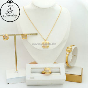 컬러 스톤 인도 Kundan 원래 보석 <span class=keywords><strong>21K</strong></span> 스테인레스 스틸 골드 도금 팔찌 쥬얼리 여성 소녀 선물 세트 - Product Image 4