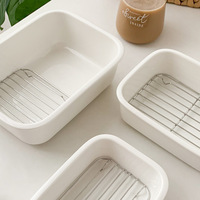 MIXWARES Peralatan Masak Keramik Ramah Lingkungan, Set Peralatan Masak Anti Lengket untuk Kue, Model Porselen