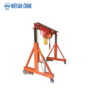 Grúa Pórtico Móvil de Acero Ajustable en Altura de 1 2 3 5 10 12 T con Manivela Manual - Product Image 6