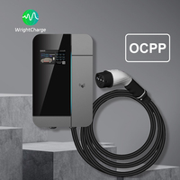 Tipo 1/Tipo 2/GBT/NACS 	 Cargador de Pared para Vehículos Eléctricos con Certificación TUV, Nivel 2 AC 11kW Trifásico Tipo 2 con WiFi, RFID y OCPP para Uso Doméstico