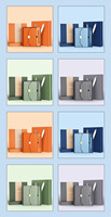 Vente en gros Set de Cadeaux d'Affaires Personnalisés Stylo 6 Anneaux Cahiers A5 en Cuir PU Classeur Journal avec Logo