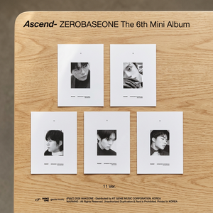 ZEROBASEONE - El Sexto Mini Álbum [Ascend-] Versión 11 Álbum Oficial de Kpop Coreano en CD - Product Image 5