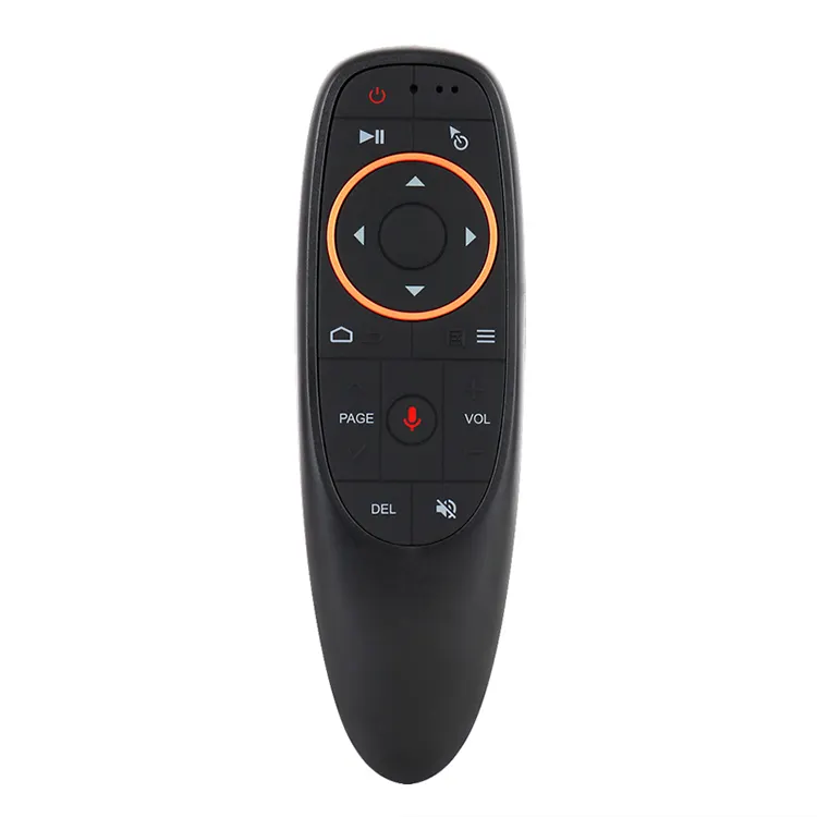 Ratón G10 Air remoto por voz, 2,4 Ghz, Mini teclado inalámbrico, Control de TV con micrófono de aprendizaje IR para TV box