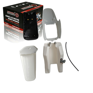 Nouvelle coque en plastique pour <span class=keywords><strong>Yamaha</strong></span> 3RV-21511-20-00 <span class=keywords><strong>PW</strong></span> <span class=keywords><strong>80</strong></span> Blanc/Blanc latéral Garde-boue avant avec ensemble de sièges - Product Image 5