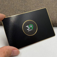 Kartu NFC Logam Kustom ID Digital Virtual Cetak Cerdas Murah