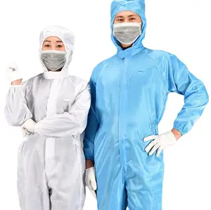 Nhà máy trực tiếp dùng một lần bảo vệ tổng thể Coverall PP SMS Coverall đồng phục Nhà cung cấp giá thấp bán buôn dùng một lần Áo