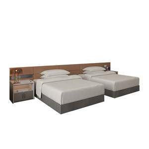 ชุดห้องนอนโรงแรมแบบโมเดิร์นชุดเตียงขนาดควีนไซส์มีตัวเลือกเตียงขนาดควีนไซส์ที่ทำจากไม้โครงเตียงสำหรับโรงแรม - Product Image 3