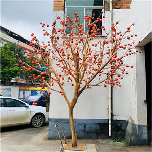 <span class=keywords><strong>Arbre</strong></span> à souhaits de kaki artificiel bon marché intérieur extérieur nouvel an décoration de vitrine paysage faux <span class=keywords><strong>arbre</strong></span> fruitier plante - Product Image 6