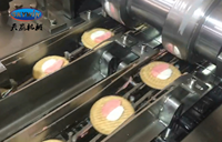 Ligne de production de biscuits sandwichs à la crème haute vitesse, machine de remplissage simple/double couche pour la fabrication de biscuits sandwichs croustillants